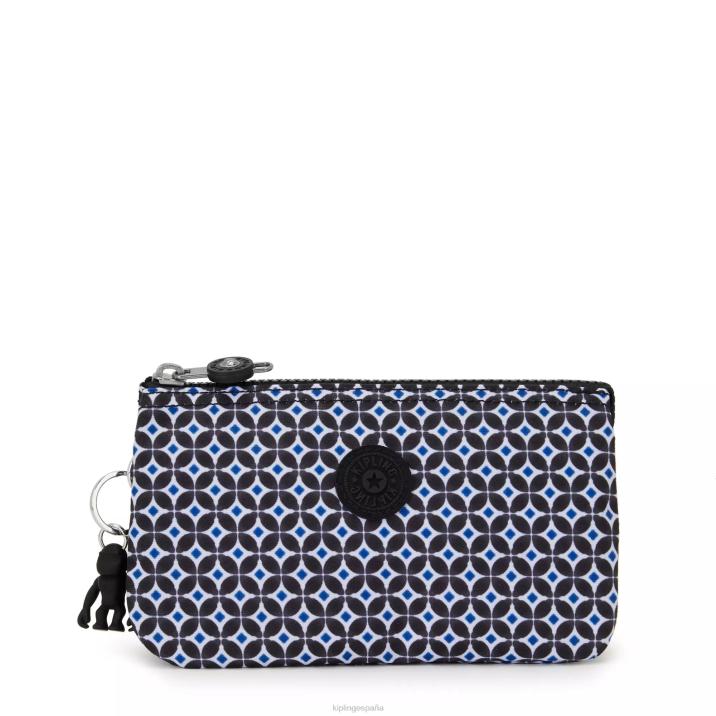 bolsa de creatividad grande estampada Kipling azulejo negruzco mujer 884V307 bolsas
