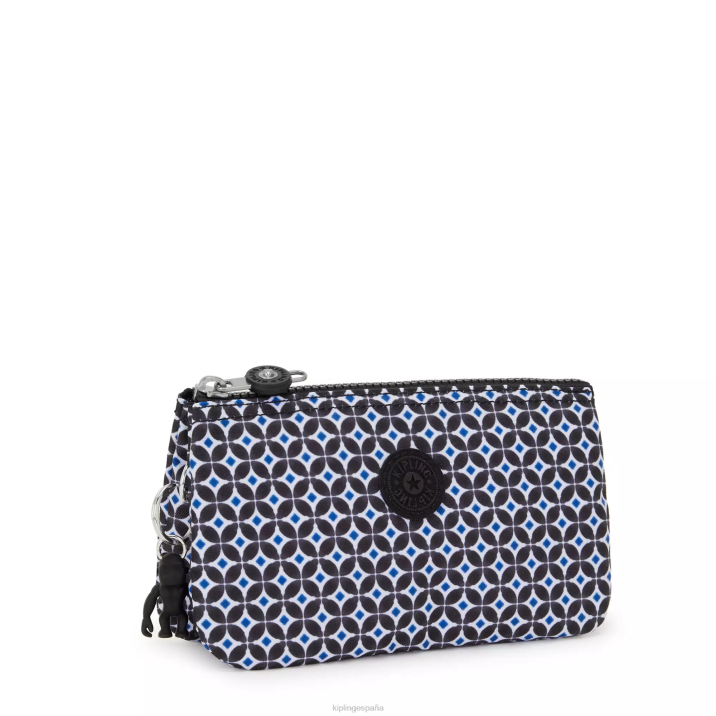 bolsa de creatividad grande estampada Kipling azulejo negruzco mujer 884V307 bolsas