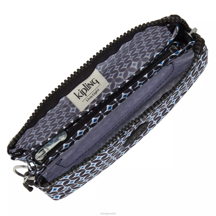 bolsa de creatividad grande estampada Kipling azulejo negruzco mujer 884V307 bolsas