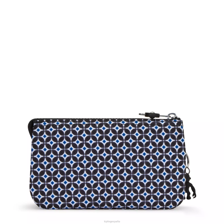 bolsa de creatividad grande estampada Kipling azulejo negruzco mujer 884V307 bolsas