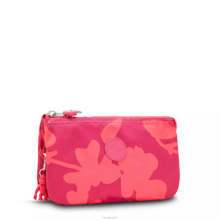 bolsa de creatividad grande estampada Kipling flor de coral mujer 884V304 bolsas