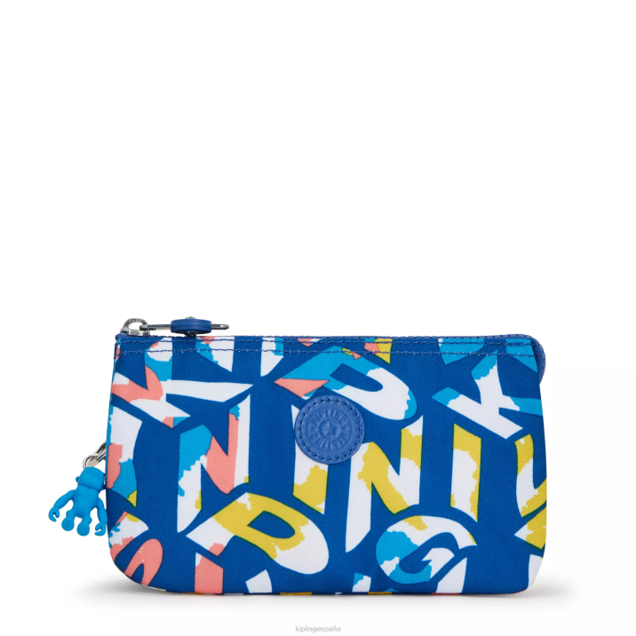 bolsa de creatividad grande estampada Kipling neón mujer 884V305 bolsas