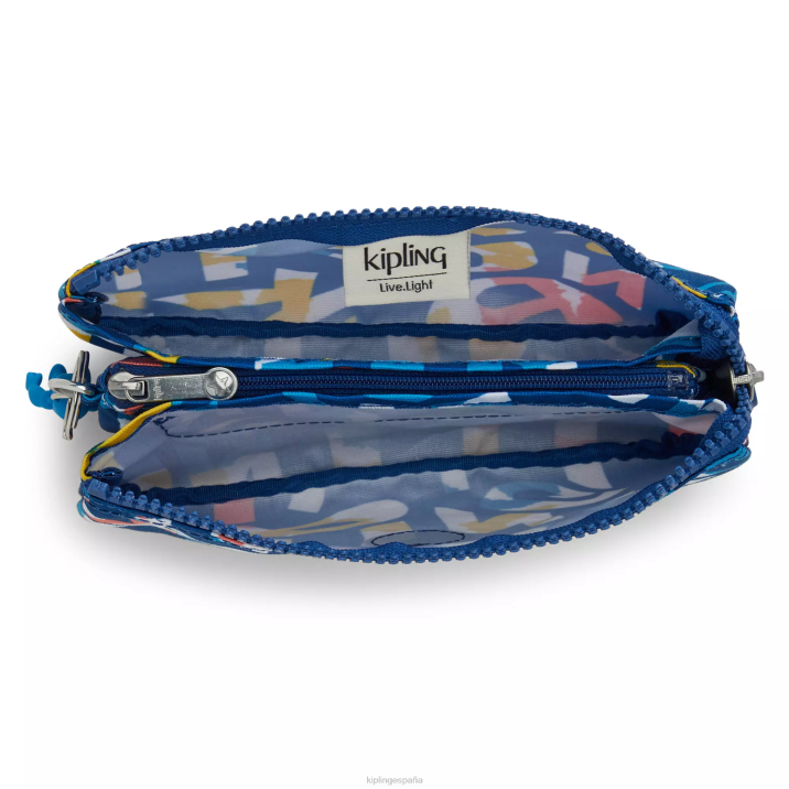 bolsa de creatividad grande estampada Kipling neón mujer 884V305 bolsas