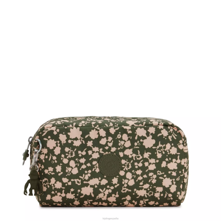 bolsa de mano con estampado brillante Kipling flores frescas mujer 884V529 bolsas