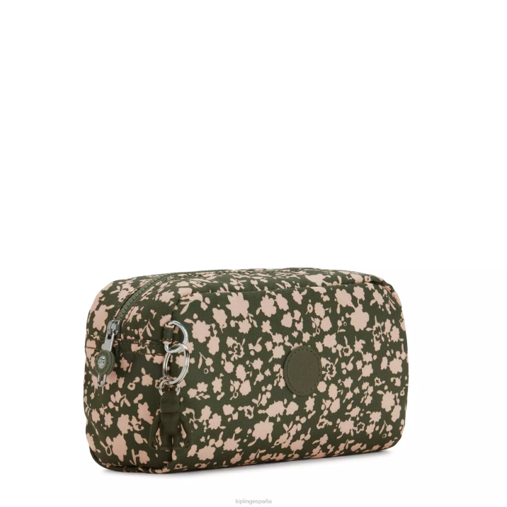 bolsa de mano con estampado brillante Kipling flores frescas mujer 884V529 bolsas