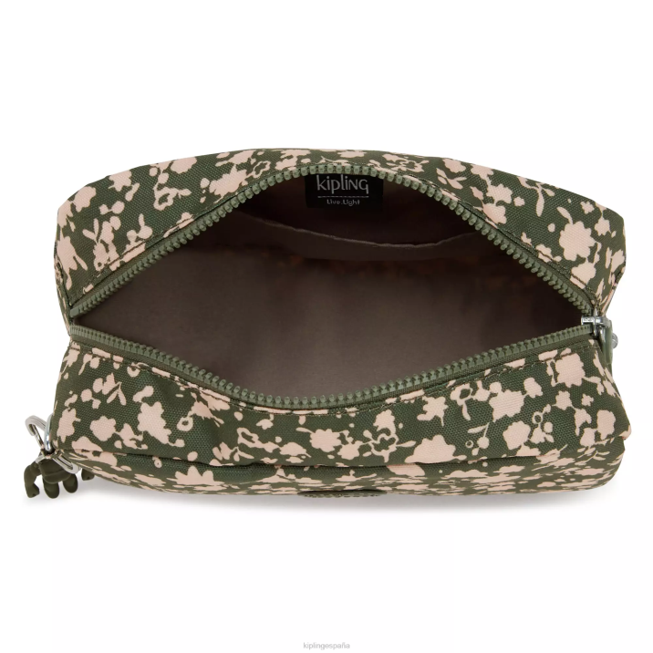 bolsa de mano con estampado brillante Kipling flores frescas mujer 884V529 bolsas