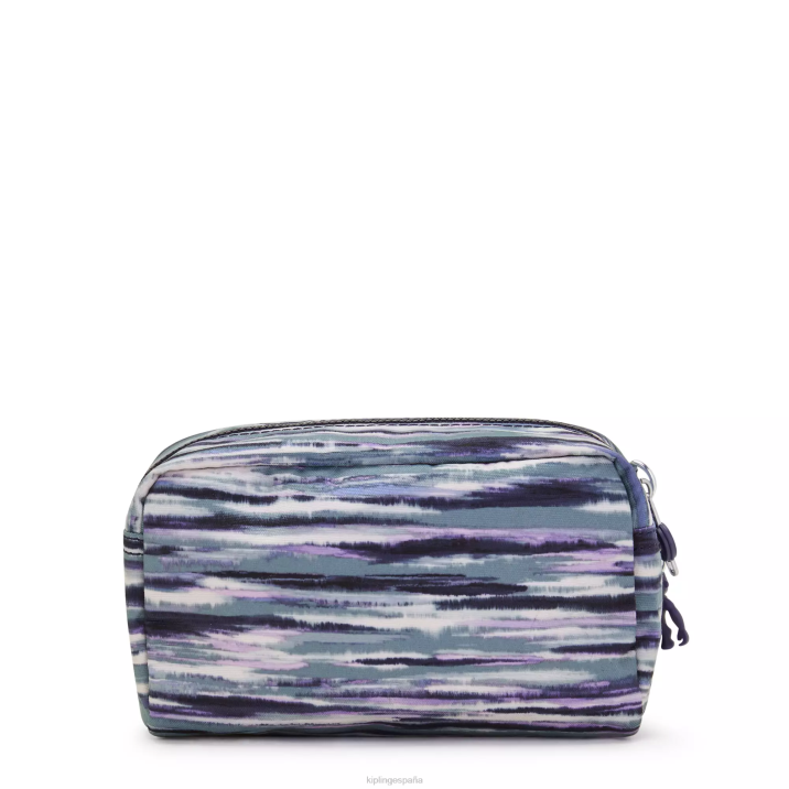 bolsa de mano con estampado brillante Kipling rayas de pincel mujer 884V528 bolsas