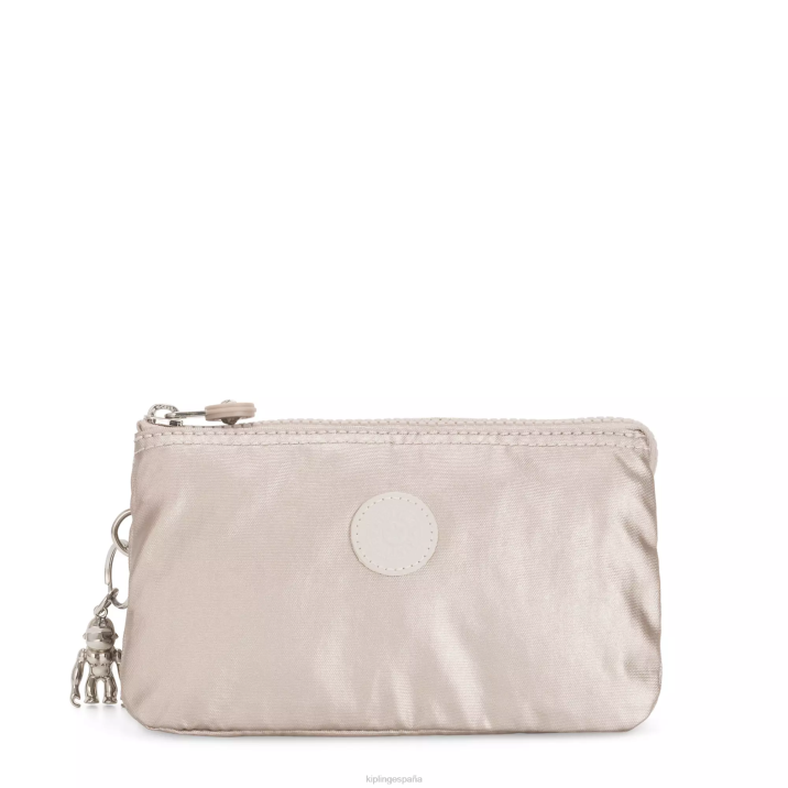 bolsa metalica grande creative Kipling resplandor metalico mujer 884V548 bolsas
