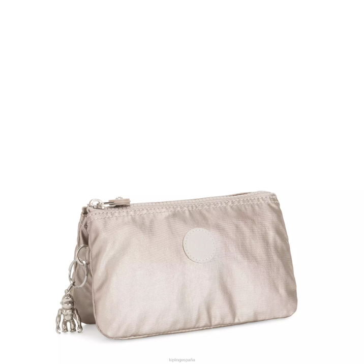 bolsa metalica grande creative Kipling resplandor metalico mujer 884V548 bolsas