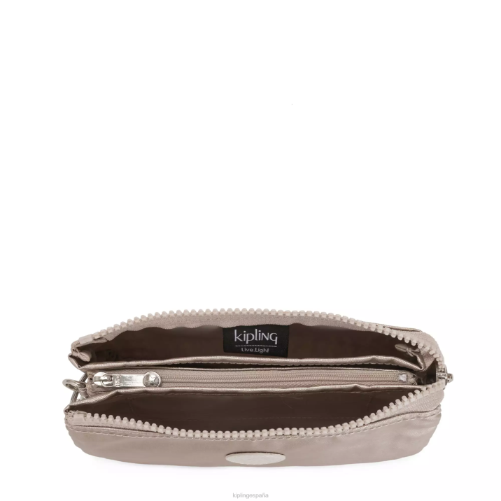bolsa metalica grande creative Kipling resplandor metalico mujer 884V548 bolsas