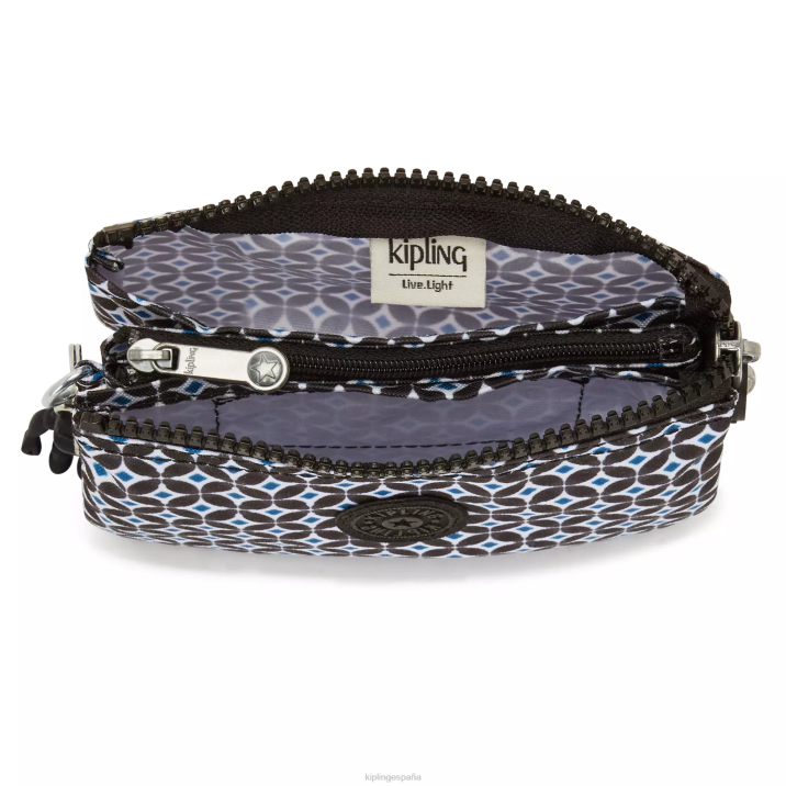 bolsito creatividad estampado pequeño Kipling azulejo negruzco mujer 884V557 bolsas