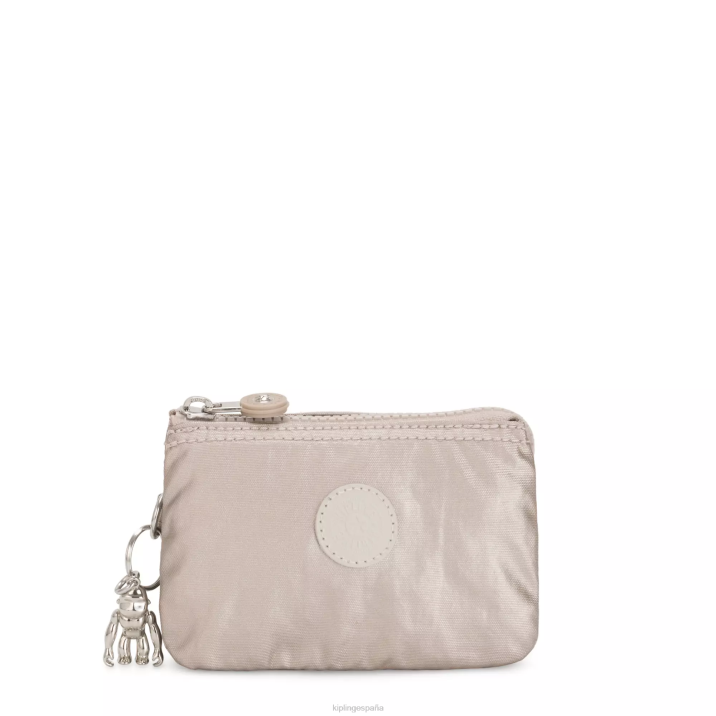 pequeño estuche metálico creative Kipling resplandor metalico mujer 884V613 bolsas