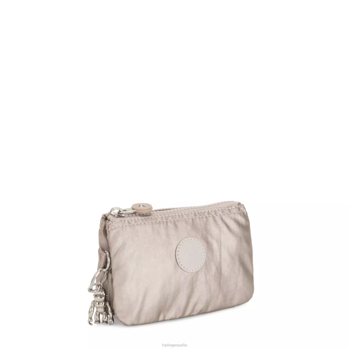 pequeño estuche metálico creative Kipling resplandor metalico mujer 884V613 bolsas