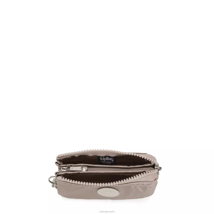 pequeño estuche metálico creative Kipling resplandor metalico mujer 884V613 bolsas