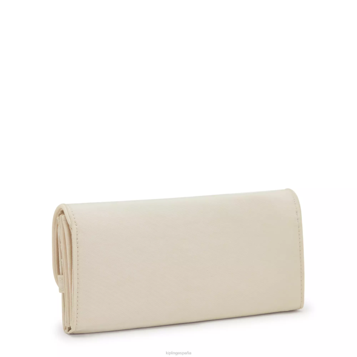 billetera con broche de dinero Kipling arena clara mujer 884V291 carteras y muñequeras