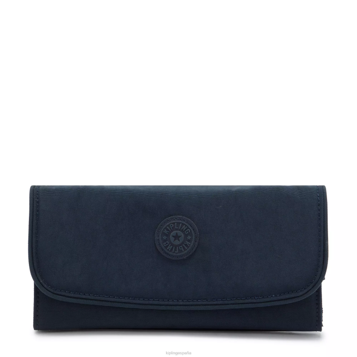 billetera con broche de dinero Kipling azul azul mujer 884V288 carteras y muñequeras