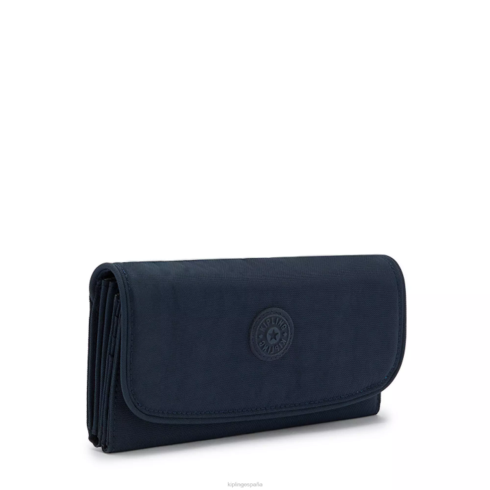 billetera con broche de dinero Kipling azul azul mujer 884V288 carteras y muñequeras