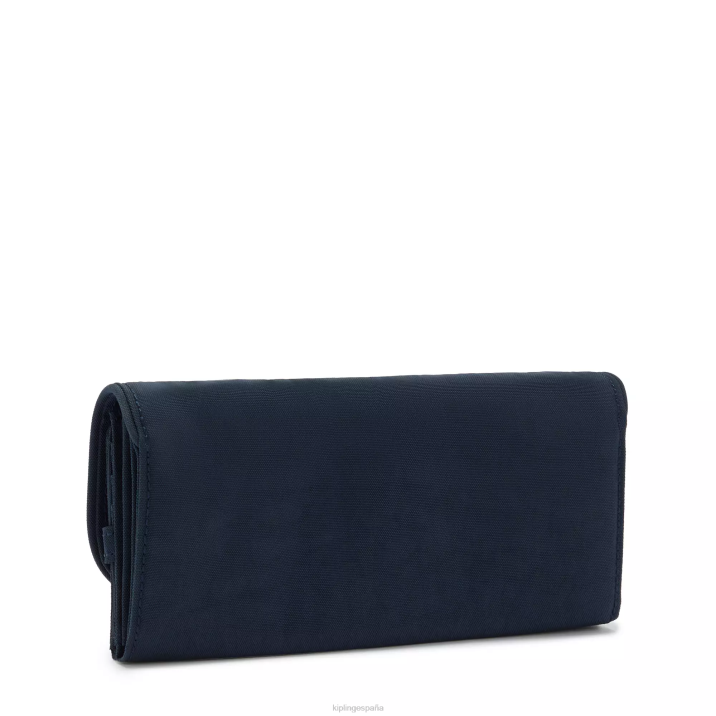 billetera con broche de dinero Kipling azul azul mujer 884V288 carteras y muñequeras