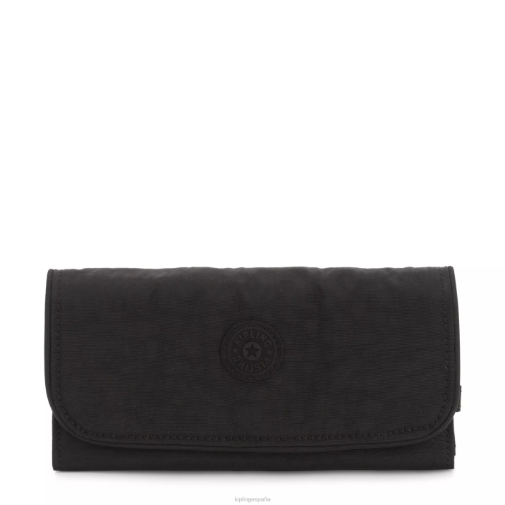 billetera con broche de dinero Kipling negro negro mujer 884V287 carteras y muñequeras
