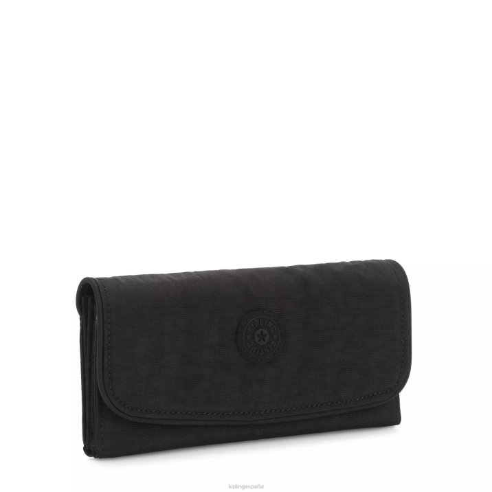 billetera con broche de dinero Kipling negro negro mujer 884V287 carteras y muñequeras