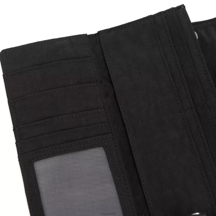 billetera con broche de dinero Kipling negro negro mujer 884V287 carteras y muñequeras