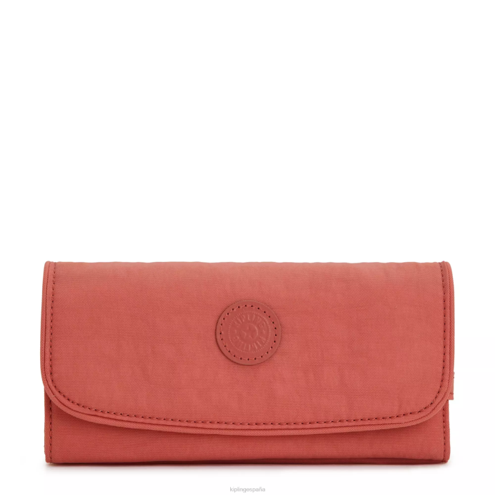 billetera con broche de dinero Kipling rosa de la vendimia mujer 884V290 carteras y muñequeras