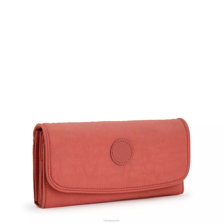 billetera con broche de dinero Kipling rosa de la vendimia mujer 884V290 carteras y muñequeras