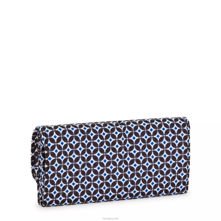billetera con estampado Money Land Kipling azulejo negruzco mujer 884V312 carteras y muñequeras