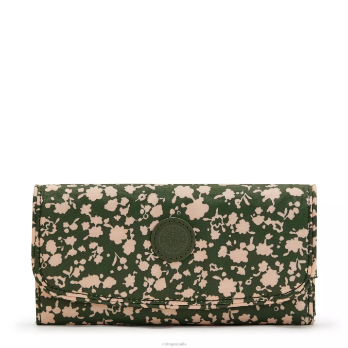 billetera con estampado Money Land Kipling flores frescas mujer 884V311 carteras y muñequeras
