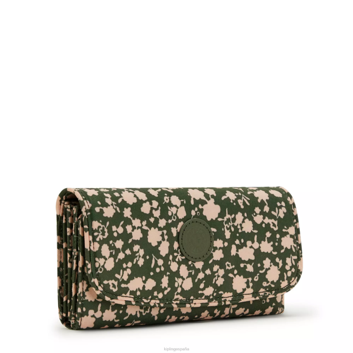 billetera con estampado Money Land Kipling flores frescas mujer 884V311 carteras y muñequeras