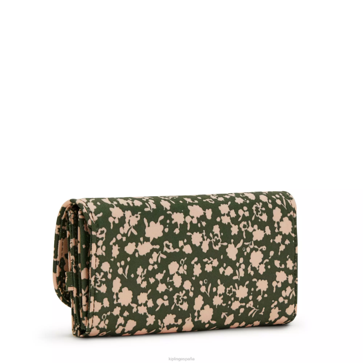 billetera con estampado Money Land Kipling flores frescas mujer 884V311 carteras y muñequeras