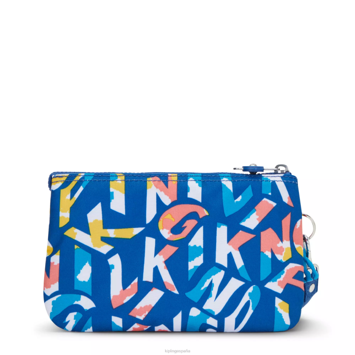 bolso de mano creative extra grande estampado Kipling neón mujer 884V565 carteras y muñequeras