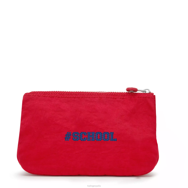 bolso de mano extra grande creative Kipling colorete rojo mujer 884V543 carteras y muñequeras