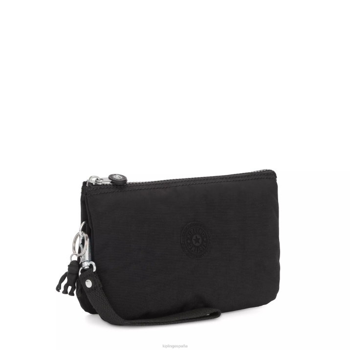 bolso de mano extra grande creative Kipling negro negro mujer 884V541 carteras y muñequeras