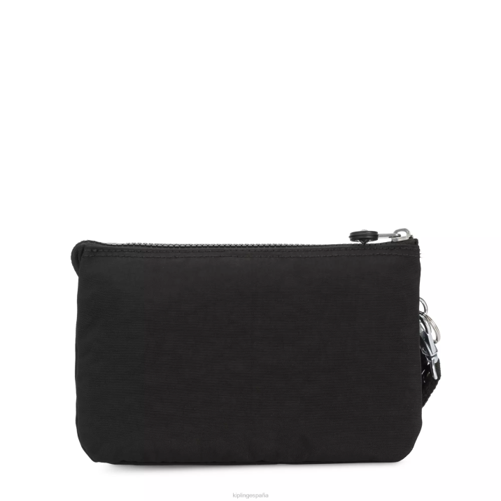 bolso de mano extra grande creative Kipling negro negro mujer 884V541 carteras y muñequeras