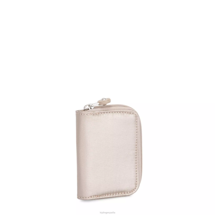cartera metalizada tops Kipling resplandor metalico mujer 884V567 carteras y muñequeras