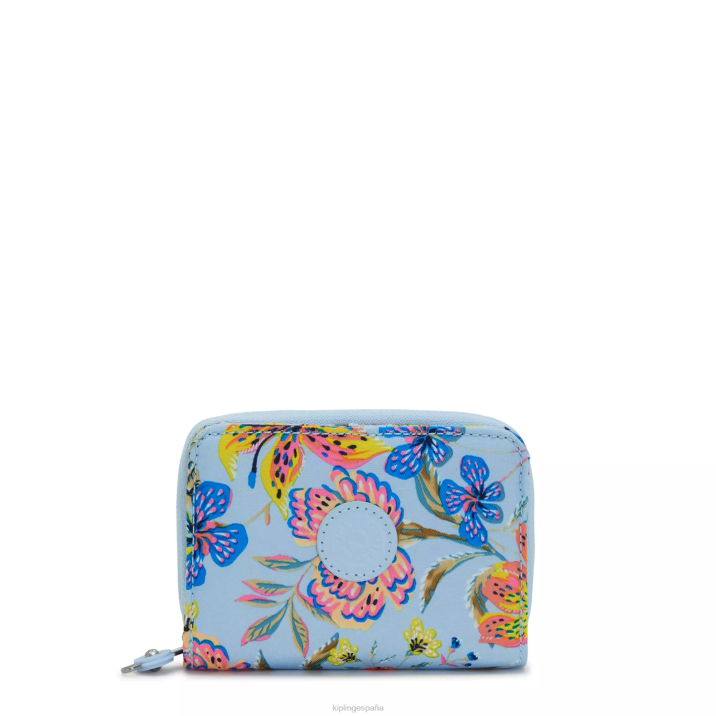 cartera pequeña money love estampada Kipling flores silvestres mujer 884V296 carteras y muñequeras