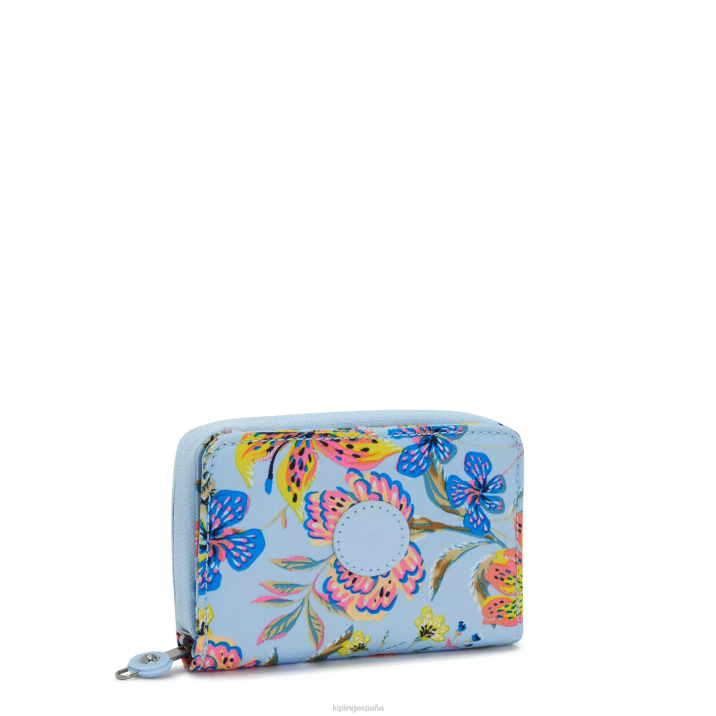 cartera pequeña money love estampada Kipling flores silvestres mujer 884V296 carteras y muñequeras