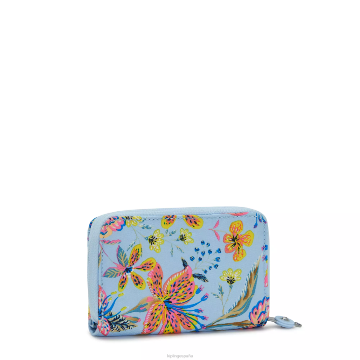 cartera pequeña money love estampada Kipling flores silvestres mujer 884V296 carteras y muñequeras