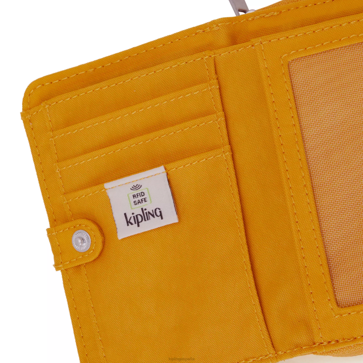 dinero amor cartera pequeña Kipling amarillo rapido mujer 884V298 carteras y muñequeras