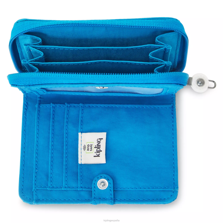 dinero amor cartera pequeña Kipling azul ansioso mujer 884V301 carteras y muñequeras