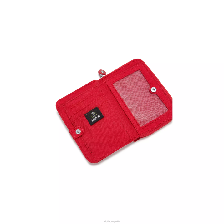 dinero amor cartera pequeña Kipling colorete rojo mujer 884V302 carteras y muñequeras