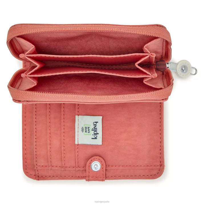 dinero amor cartera pequeña Kipling rosa de la vendimia mujer 884V297 carteras y muñequeras