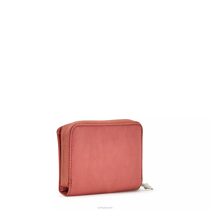 dinero amor cartera pequeña Kipling rosa de la vendimia mujer 884V297 carteras y muñequeras