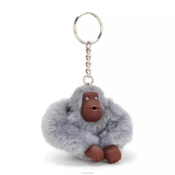 Sven pequeño mono llavero Kipling Paloma gris mujer 884V667 llaveros