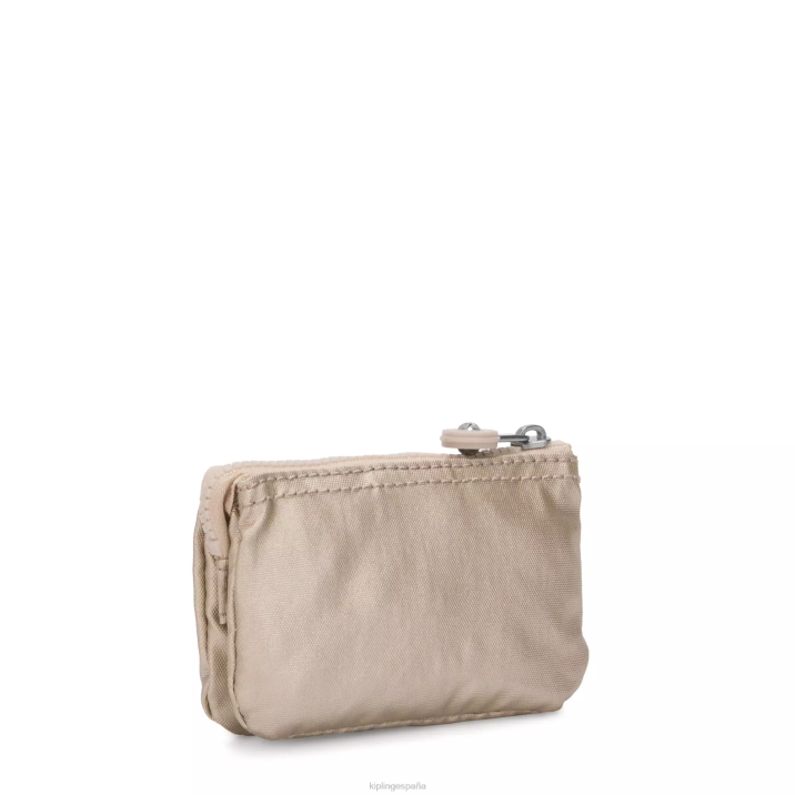 llavero metalizado mini bolsita creatividad Kipling oro estrellado metalizado mujer 884V610 llaveros