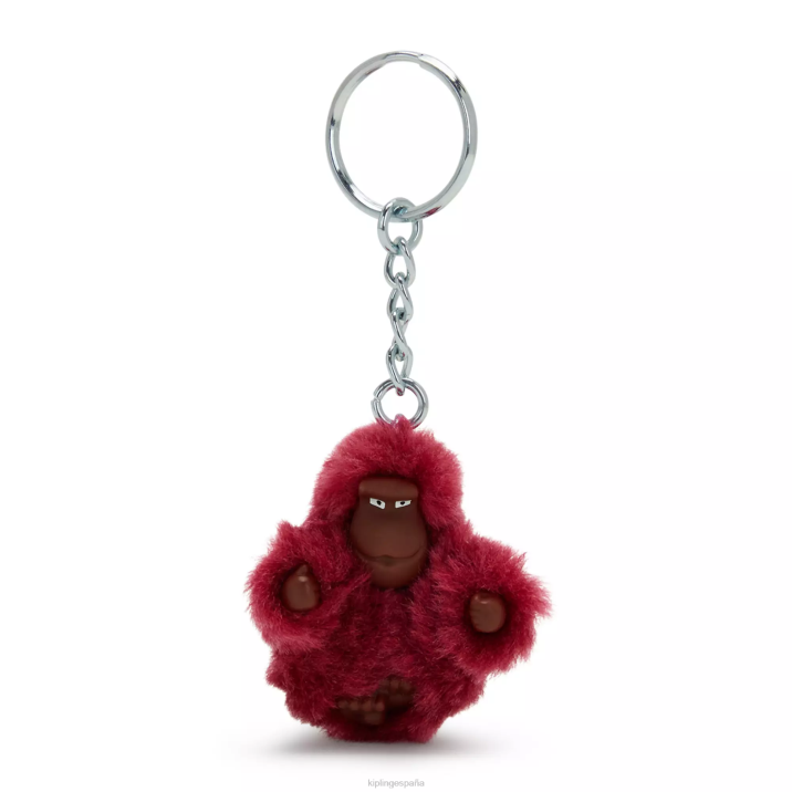 llavero mono extrapequeño sven Kipling rojo remolacha mujer 884V709 llaveros