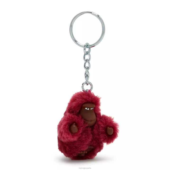 llavero mono extrapequeño sven Kipling rojo remolacha mujer 884V709 llaveros