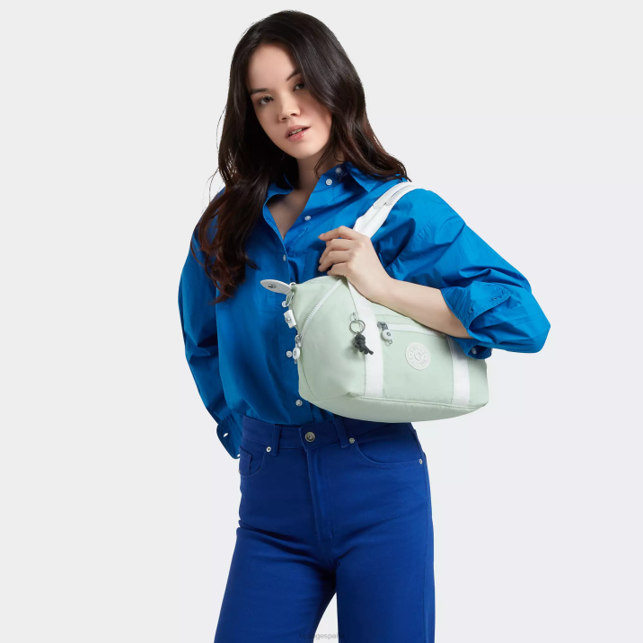 bolsa de hombro Art mini Kipling aireado verde mujer 884V39 bolsas de hombro