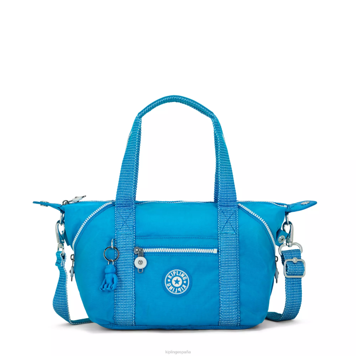bolsa de hombro Art mini Kipling azul ansioso mujer 884V40 bolsas de hombro